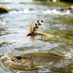 10 pcs Adams Dry Fly Fishing Flies, Hand-Tied Realistic Insect Imitation Lures with High Carbon Steel Hooks, Freshwater Floati