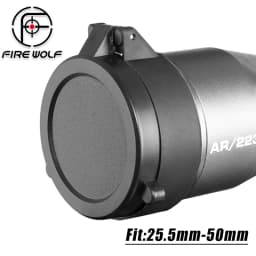 FIRE WOLF Scope Lens Cover Spring Up Quick Flip Openning Lens Dustproof Cover Telescope Cap For 30-64MM Caliber