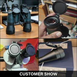FIRE WOLF Scope Lens Cover Spring Up Quick Flip Openning Lens Dustproof Cover Telescope Cap For 30-64MM Caliber
