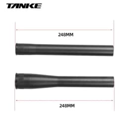 TANKE Aluminum Alloy Mountain Bicycle Front Fork Head Tube Air Front Suspension Straight Tapered standpipe Cycling Accessories