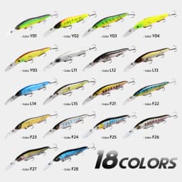 MEREDITH Minnow Wobbler Fishing Lures 110mm Artificial Hard Bait Slow Sinking Or Flaoting Depth 0-3m Bait Jerk Bass Pike Baits