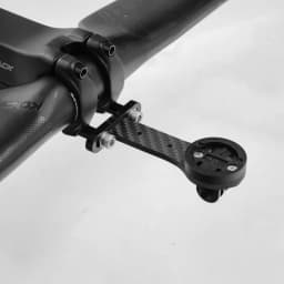 KOCEVLO 3K Carbon Bicycle Computer Mount Bike Stem Extender Handlebar Torch Holder Cycling Camera Mount
