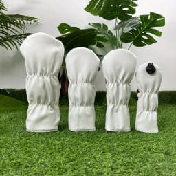 1/4pcs Golf Club Cover, Number Print Golf Club Cover, Waterproof PU Club Protective Cover