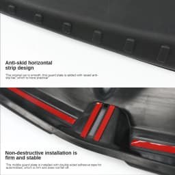 Trunk Protector Sill Guard For Tesla Model 3 2019-2023 Anti-Scratch Mat Rear Cargo Threshold Bumper TPE Pad Door ABS Side Cover