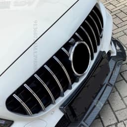 GT Style Front Grille Bumper Grill For Mercedes W205 Benz C C205 S205 C43 2014-2021 like C260 C250 C180 C200 C300 Sport Tuning
