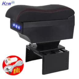 Universal Car Armrest Box Universal Model Armrest Car Accessories Storage Box Retrofit Parts Increase Relieve Fatigue