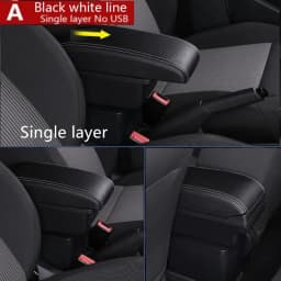For MINI Cooper Armrest Box For MINI Cooper R50 R52 R53 R56 R57 R58 F55 F56 F57 Countryman R60 F60 Armrest Box Retrofit Parts