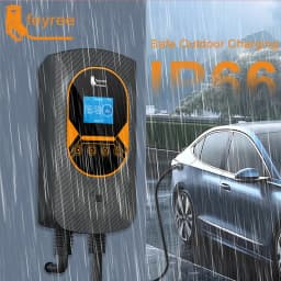 Feyree EV Charging Station for TS-NACS Socket EVSE Wallbox 32A 7.6KW 40A 9.6KW 50A 12KW Fast Charging APP Control for Tesla Car