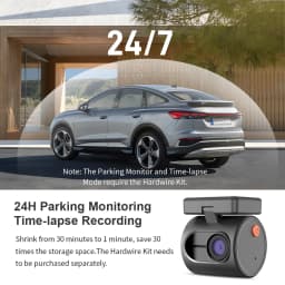 KAWA Dash Cam MINI 3 Voice Control Tiny 2K 1296P Colorful Night Vision 24H Parking Guard WIFI, G-sensor, Supercapacitor,Car DVR