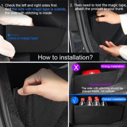 Car Organizer Trunk Side Partition Storage For BMW G20 G30 F10 F30 G32 G11 X1 F48 X2 F39 X3 F25 G01 X5 G05 Interior Accessories