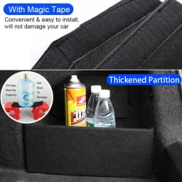 Car Organizer Trunk Side Partition Storage For BMW G20 G30 F10 F30 G32 G11 X1 F48 X2 F39 X3 F25 G01 X5 G05 Interior Accessories