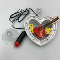 12V Car LED Atmosphere Flickering Strobe Heart Light RGB Colorful Music Sound Lamp Christmas Interior Decorative Suction Up Lamp