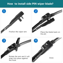 Car Wiper Blade Windshield Rubber Silicon Refill Front Window Soft Frameless Bracketless Brushes Wiper LHD RHD Accessories