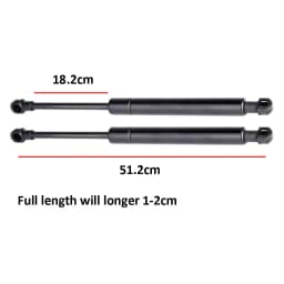 2x Front Hood Lift Supports Gas Spring for Porsche Panamera 970 2010 2011 2012 2013 2014 2015 2016