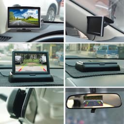 Easy Installation 4.3"5" Car Rear View Backup Camera LCD Monitor for Vehicle Van Night Vision Reverse Video Parking System