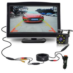 Easy Installation 4.3"5" Car Rear View Backup Camera LCD Monitor for Vehicle Van Night Vision Reverse Video Parking System