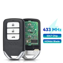 KEYYOU KR5V2X For Honda Accord Piot CR-V Civic HRV 2016 2017 2018 2019 2020 433MHz ID47 Chip 2/3/4/5/6/7BNT Smart Car Remote Key