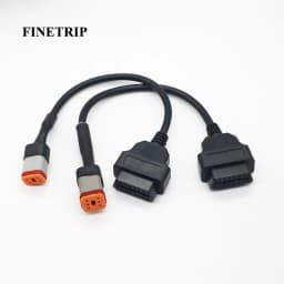 Motorcycle OBD2 Cable For Honda/Suzuki For YAMAHA For KYMCO For BMW For Ducadi For KTM Motorbike Diagnostics Connector Adapter
