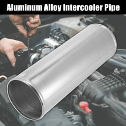 UXCELL OD 38mm 51mm 57mm 63mm 89mm Length 300mm Aluminum Alloy Tube Intercooler Pipe Straight Air Intake Tube for Car