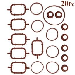 20x Car Parts Intake Inlet Manifold Gasket Diesel Kit For BMW X3 X5 Series M57 M57N E39 E46 E90 E83 E53 E70 E71 3.0d 11612246945