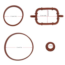 20x Car Parts Intake Inlet Manifold Gasket Diesel Kit For BMW X3 X5 Series M57 M57N E39 E46 E90 E83 E53 E70 E71 3.0d 11612246945