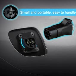 Not a TYPE2 carElectric Car Side Discharge Plug EV GBT 16A Charger adapter with EU Socket Outdoor Power Station needsupports V2L