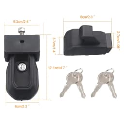 Car Engine Hood Latch Catch Bonnet Kit With Key Lock for Jeep Wrangler JL JLU Gladiator JT 4XE 2018-2025 Exterior Accessories