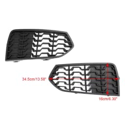 Areyourshop 2PCS Front Bumper M Sport Fog Light Grilles Grill Fit for BMW F22 F23 2012 2013 2014 2015 2016 2017 51118056797