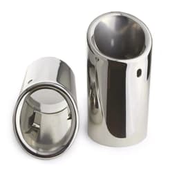 Car Tailpipe Exhaust Muffler Tip Pipe Cover For VW Touran 5T1 TIGUAN MK2 GOLF MK7 POLO 6R JETTA MK6 Auto Accessories