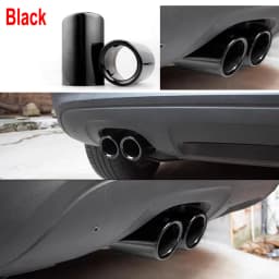 Car Tailpipe Exhaust Muffler Tip Pipe Cover For VW Touran 5T1 TIGUAN MK2 GOLF MK7 POLO 6R JETTA MK6 Auto Accessories