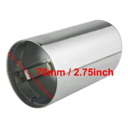 Car Tailpipe Exhaust Muffler Tip Pipe Cover For VW Touran 5T1 TIGUAN MK2 GOLF MK7 POLO 6R JETTA MK6 Auto Accessories