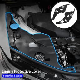 Car Engine Compartment Protective Cover For BMW 3 Series G20 2020-2025 Dustproof Headlight Modification Decoration Accessories