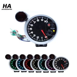 HA Accessories Repalcement Auto Gauge Tachometer 5inch 125mm 0-10000RPM Auto Meter
