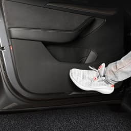 for Tesla Model 3/Y/6-Seater Model YL Car Door anti Kick Pad, Door Panel Protective Pad, anti Stepping and anti Dirt Pad