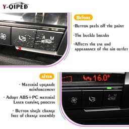 Dashboard Air Conditioning AC Temperature Control Button For BMW 1 2 3 4 F Series F20 F21 F22 F23 F30 F31 F35 F34 F36 F45 F46