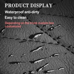 Leather Trunk Mats Fully Surrounded Waterproof Non-Slip Liner Custom Floor mat for Tesla Model Y Juniper 3 Highland 2017 to 2025