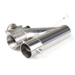 2'' 2.25'' 2.5" 3" Electric Exhaust Cutout Kit Y pipe Exhaust Control Valve With Dual Valve System Switch Remote Control Kit