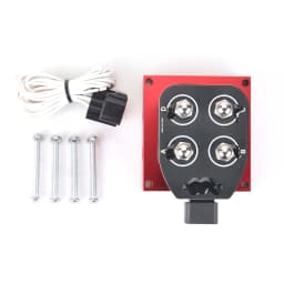 Red Universal Air Ride Suspension Manifold Valve 1/4 1/8"npt Fast Air Bag Control fbss (0-300psi)