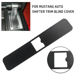Auto Shifter Trim Blind Covers Center Console Decorative Board Plastic Black Covers For Ford For Mustang 2005-2009