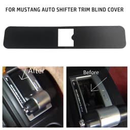 Auto Shifter Trim Blind Covers Center Console Decorative Board Plastic Black Covers For Ford For Mustang 2005-2009