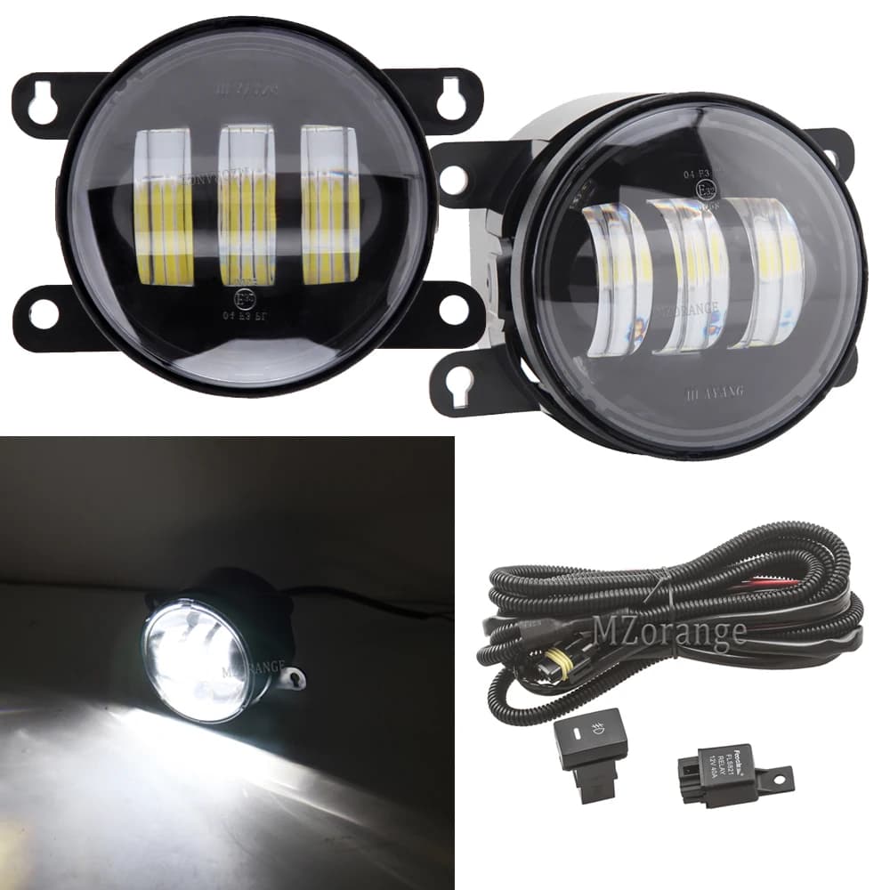 LED Fog Lights For Suzuki Swift Grand Vitara 2 II Jimny Alto JB64 JB74 SX4 Fog Lamp Headlight Halogen 55W 12V H11
