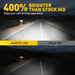 AUXITO 2Pcs D3S D1S LED 120W 30000LM Headlight Bulbs Canbus Car Light Auto Lamp D2S D4S 6000K Cool Super Bright Plug and Play