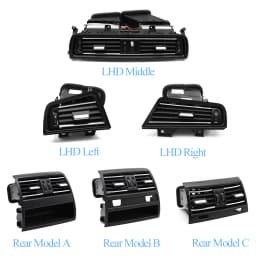 LHD Car Dashboard Air Conditioning AC Vent Grille Complete Assembly Replacement For BMW 5 Series F10 F11 F18 520 525 528 530