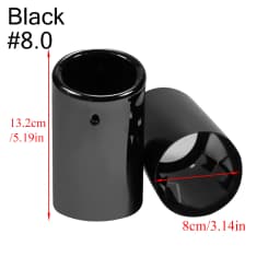 2Pcs/Set Stainless Steel Car Exhaust Muffler Tip Pipes Covers for Audi A1 A3 A4 TT 2009-2015/VW Volkswagen PASSAT
