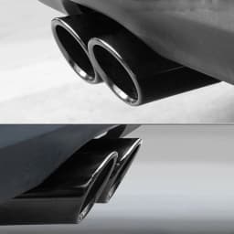 2Pcs/Set Stainless Steel Car Exhaust Muffler Tip Pipes Covers for Audi A1 A3 A4 TT 2009-2015/VW Volkswagen PASSAT