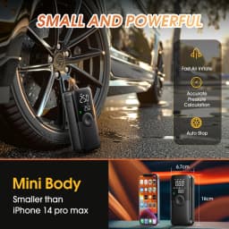 Car Inflation Pump Wireless Portable Electric Tire Inflator Air Pump Handheld Charging For Car Bicycle Motorcycle Air Compressor