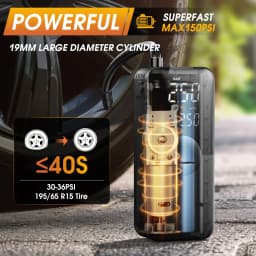 Car Inflation Pump Wireless Portable Electric Tire Inflator Air Pump Handheld Charging For Car Bicycle Motorcycle Air Compressor