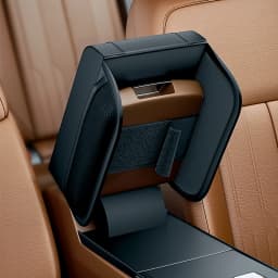 Car Armrest Box Height Pad Universal Leather Armrest Cushion with Pocket Central Memory Cotton Elbow Support Armrest Storage