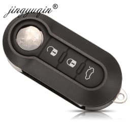 jingyuqin 2/3 Buttons 434Mhz ID46 Car Remote Key For Abarth 500 595 500 124 695 5CC Delphi/Marelli 71752289 6000628973