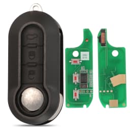 jingyuqin 2/3 Buttons 434Mhz ID46 Car Remote Key For Abarth 500 595 500 124 695 5CC Delphi/Marelli 71752289 6000628973